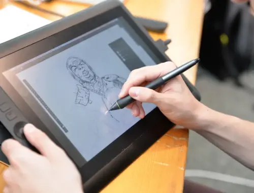 Hvordan kan jeg bruge et tegnebræt til at digitalisere mine tegninger?
